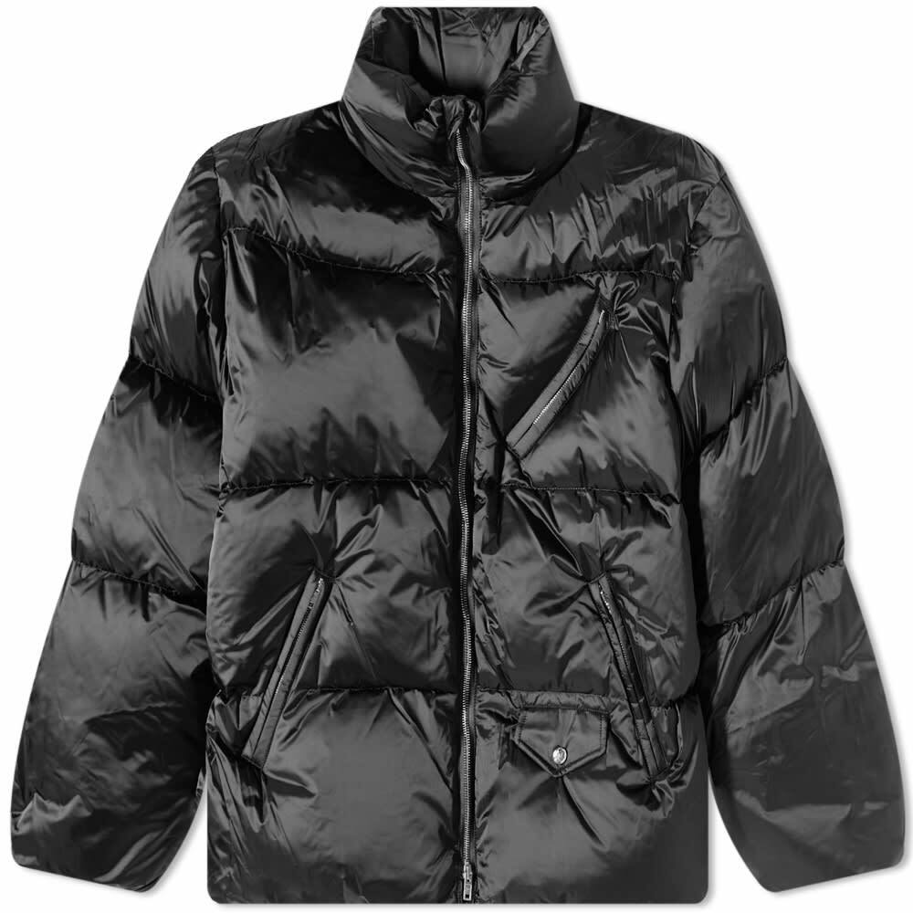 MASTERMIND WORLD Men's Nylon Down Jacket in Black MASTERMIND WORLD