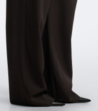 The Row Lowe virgin wool wide-leg pants