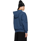 Balenciaga Blue 'VIP' Zip-Up Hoodie