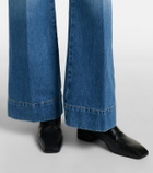 Victoria Beckham Alina faded wide-leg jeans