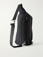 Master-Piece - Lightning Leather-Trimmed Shell Sling Backpack