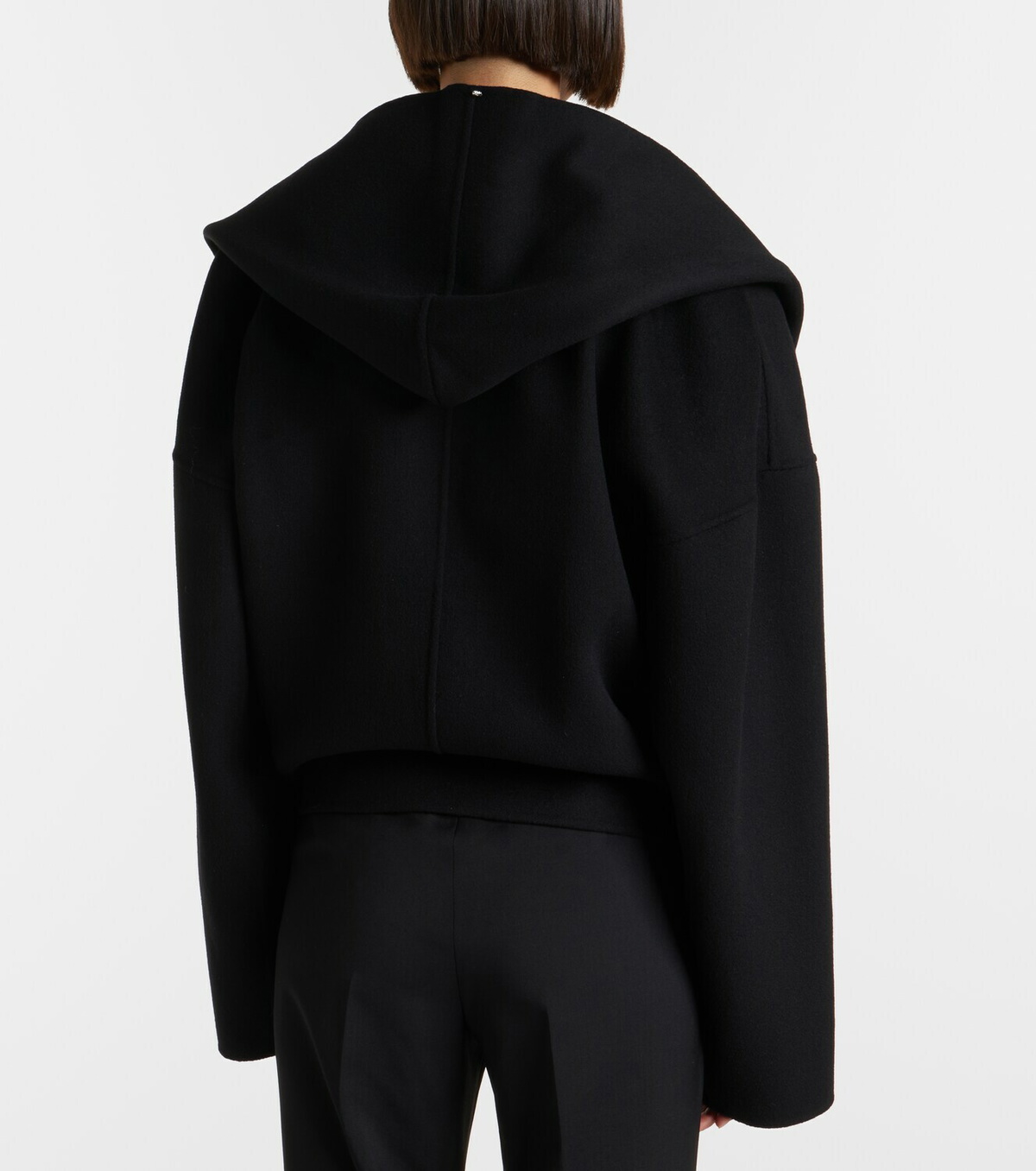 Sportmax Double-breasted wool jacket