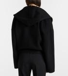 Sportmax Double-breasted wool jacket