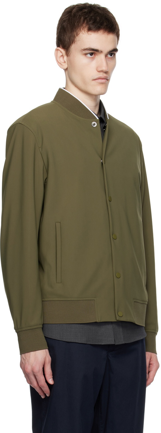 Theory Khaki Murphy Bomber Jacket