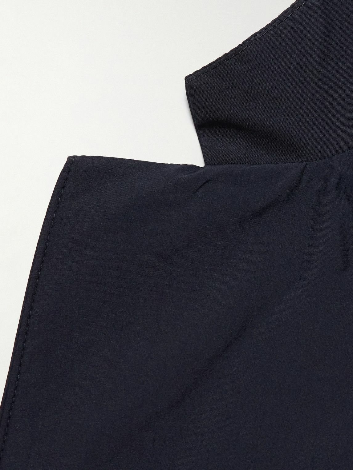 Mr P. - Padded Recycled-Shell Blazer - Blue