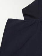 Mr P. - Padded Recycled-Shell Blazer - Blue