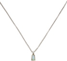 s.k. manor hill Silver Opal Pendant Necklace