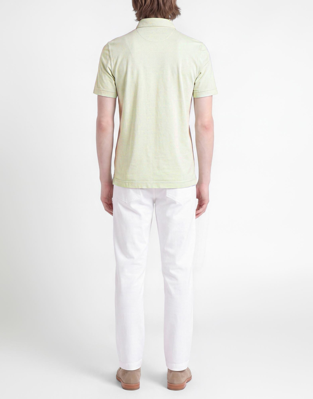 Fedeli Mens Polo shirt Light in Green
