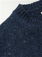Hartford - Donegal Wool-Blend Sweater - Blue