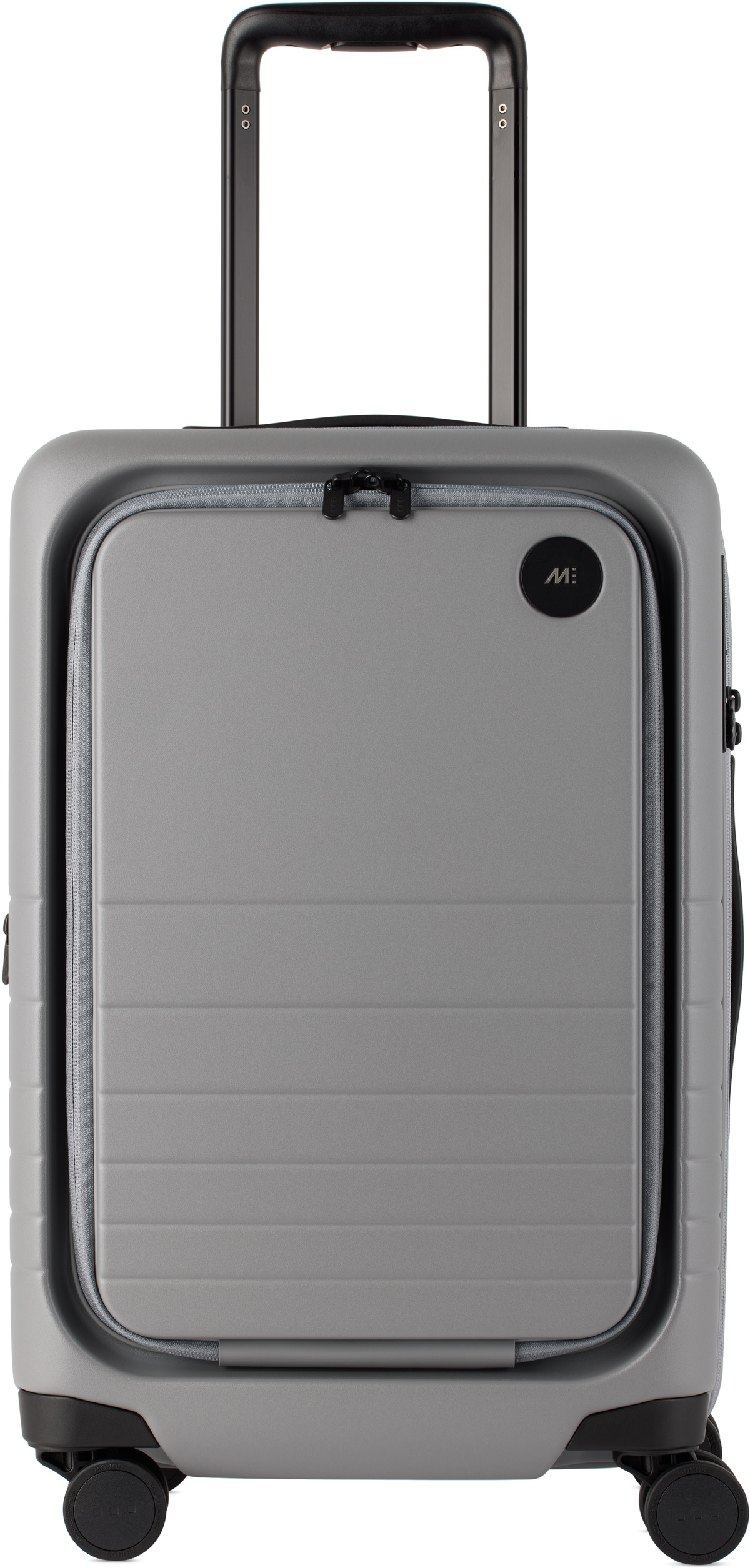 Monos Gray Expandable Carry-On Pro Suitcase