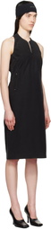 JOHANNA PARV Black Day Midi Dress