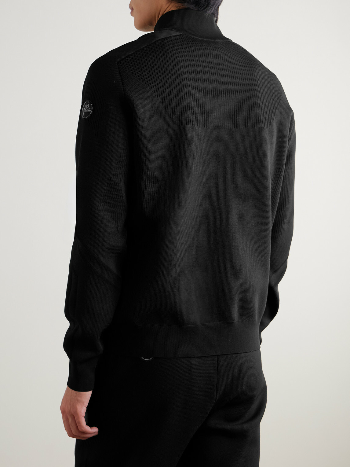 Fusalp - Cyrion Double-Faced Wool-Blend Zip-Up Cardigan - Black