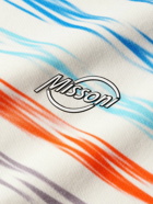 Missoni - Logo-Appliquéd Striped Cotton-Jersey Sweatshirt - White