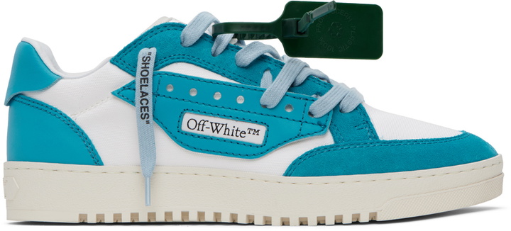 Photo: Off-White Blue & White 5.0 Sneakers