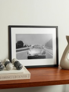 Sonic Editions - Framed 1986 Gullwing Mercedes Print, 16" x 20"