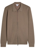 Sunspel Merino Wool Jacket Sand