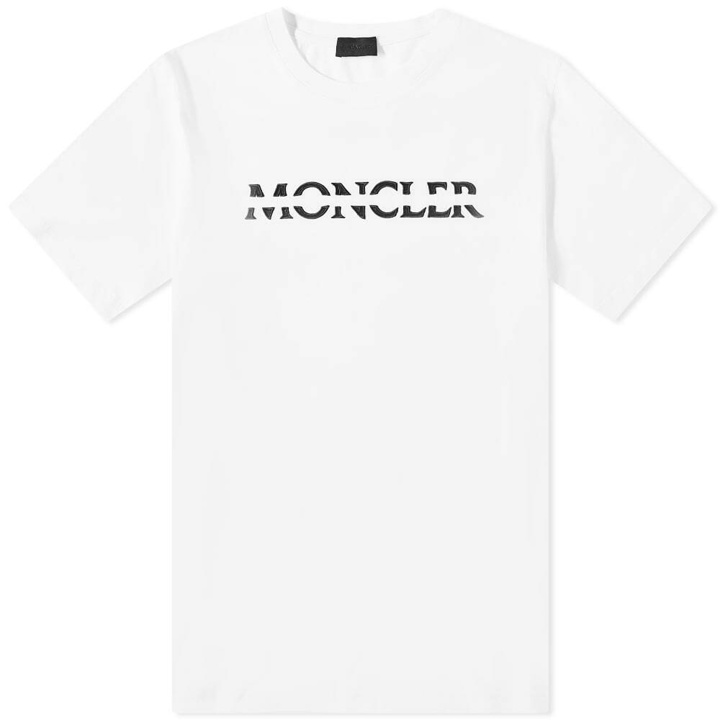 Photo: Moncler Men's Tonal Logo T-Shirt in White