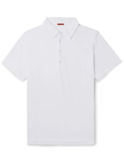 BARENA - Slim-Fit Cotton-Jersey Polo Shirt - White