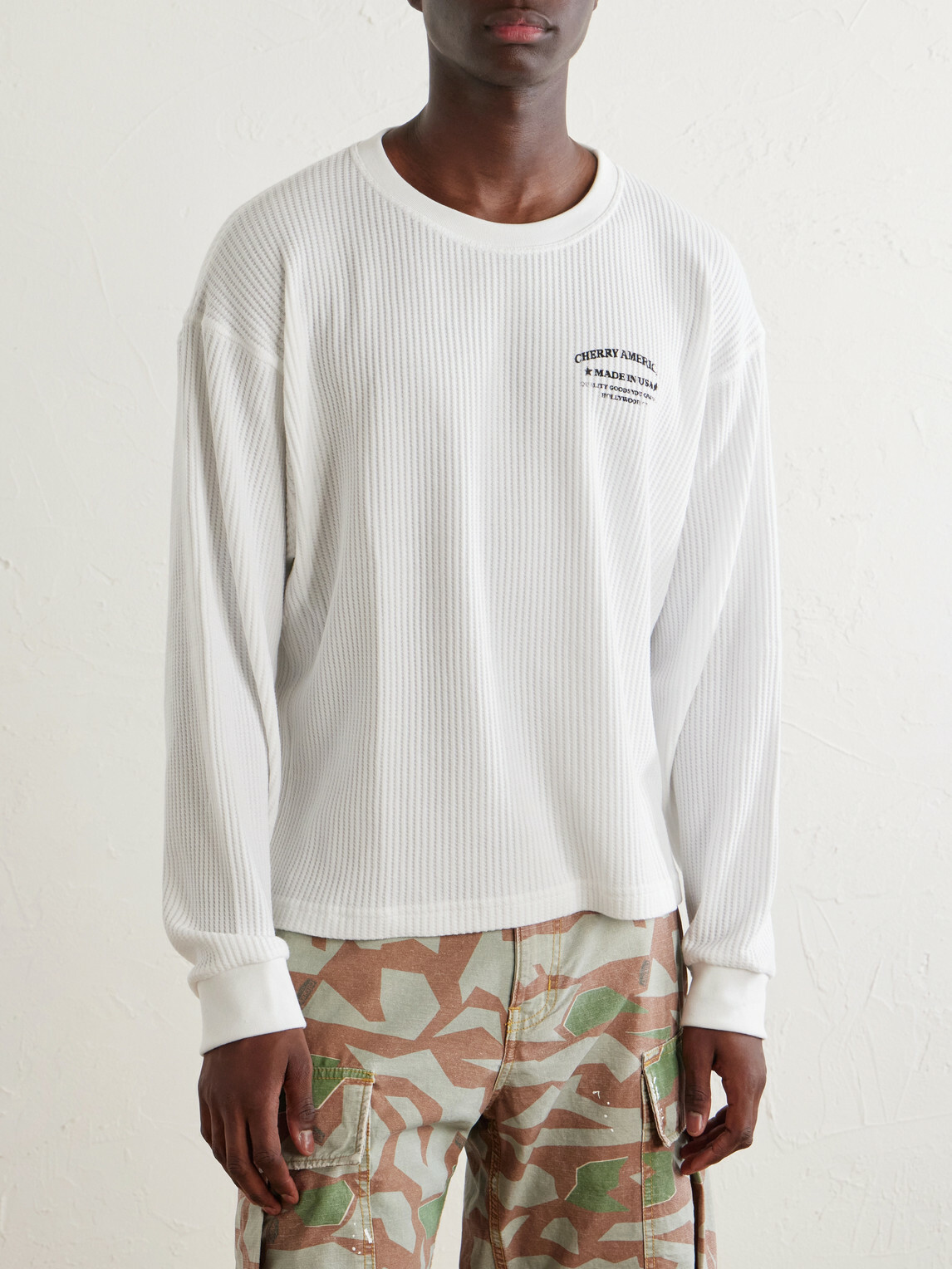 Cherry Los Angeles - Logo-Printed Cotton-Jersey T-Shirt - White