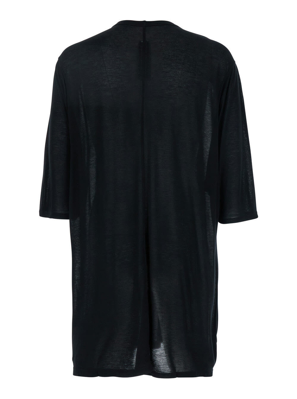 Tシャツ・カットソー RICK OWENS 'Jumbo' Black Round Neck T-Shirt in Cotton Man Rick Owens jumbo Black Round Neck T-shirt In Cotton Man Rick
