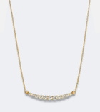 David Yurman Petite Pavé 18kt gold necklace with diamonds