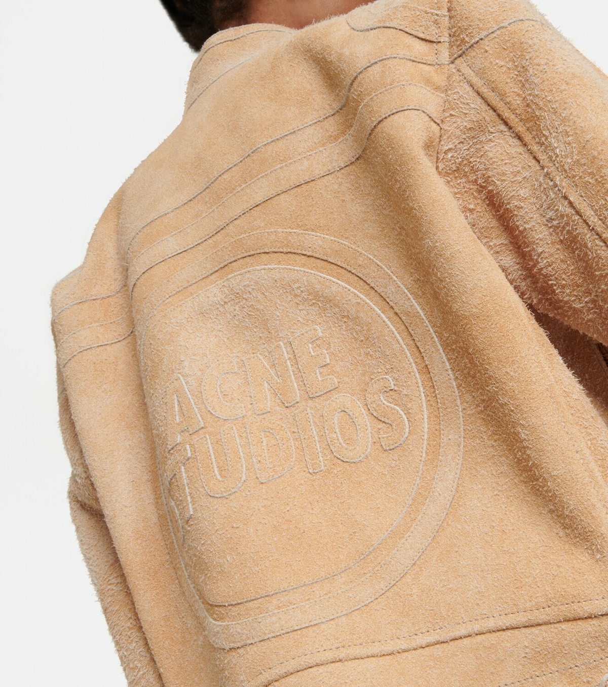 Acne Studios - Embossed suede jacket Acne Studios