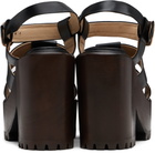 Gabriela Hearst Black Hera Platform Sandals