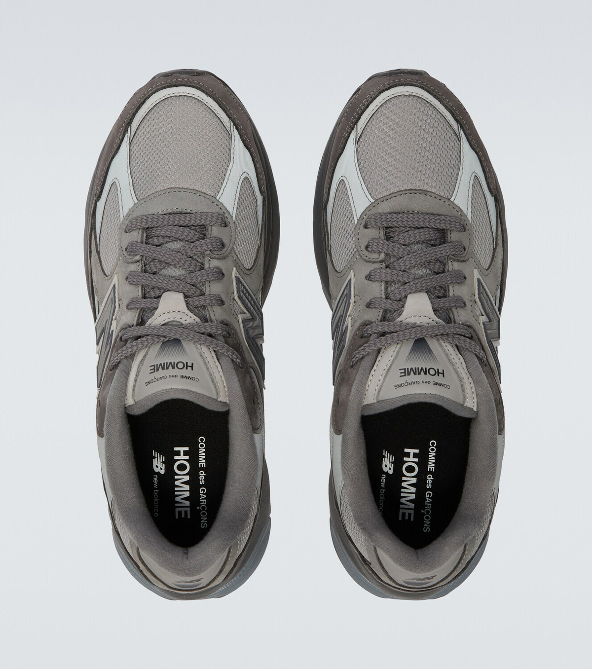 Comme des Garçons Homme x New Balance 2010 suede-trimmed sneakers