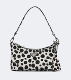Prada Mini printed calf hair shoulder bag