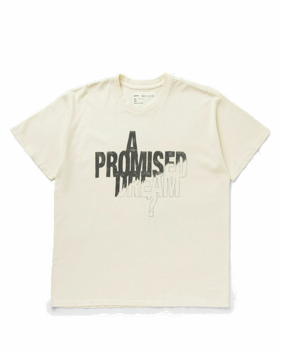 Photo: One Of These Days A Promised Dream T Shirt Beige - Mens - Shortsleeves