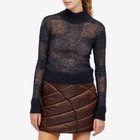 Daniëlle Cathari Women's x Woolrich Open Knit Top in Navy