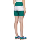 Noah NYC Green and White adidas Edition Stripe Shorts