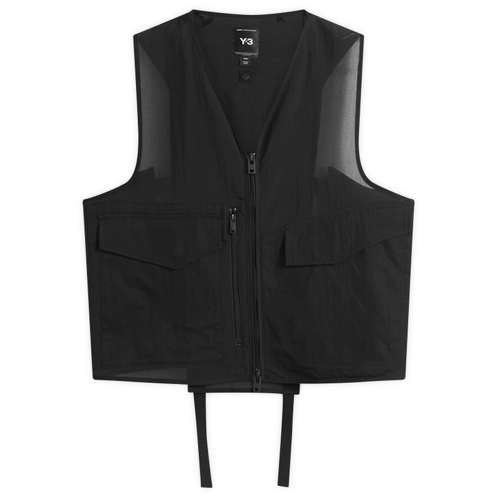Photo: Y-3 Men's Mesh Running Vest in Black