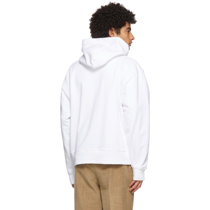 Acne Studios White Dizonord Edition Musiques Traditionelles Hoodie