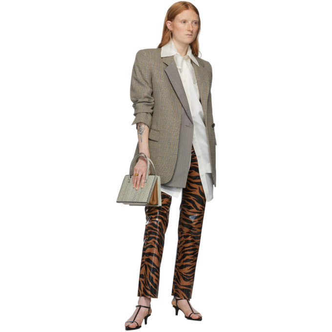 Ports 1961 Brown Wool Single-Button Blazer