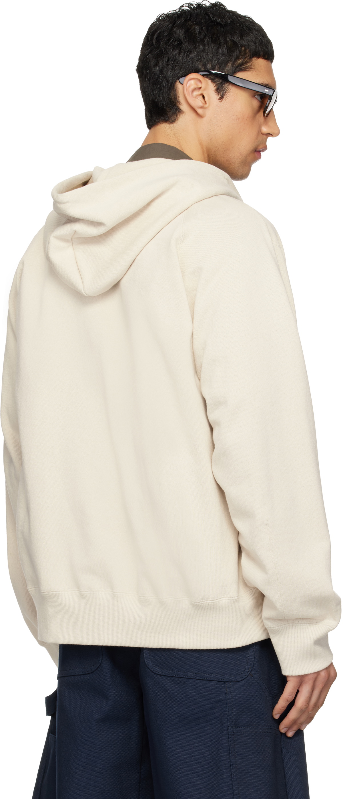 sacai Off-White Carhartt WIP Edition Cotton Jersey Hoodie Sacai