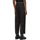 McQ Alexander McQueen Black Pinstripe Ben Trousers