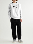 Nike - NSW Logo-Print Cotton-Jersey Sweatshirt - White