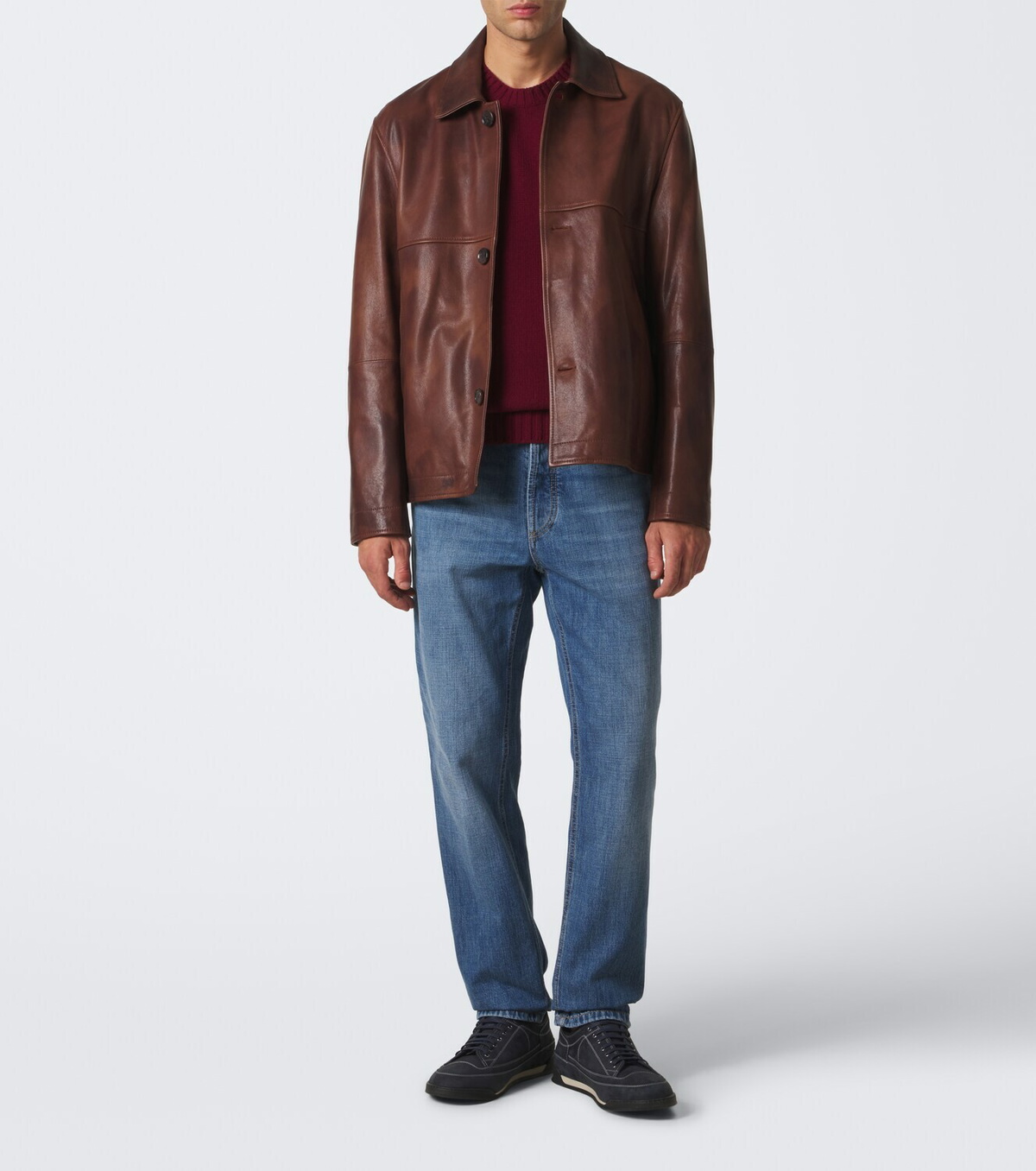 John Lobb Leather low-top sneakers