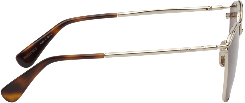 Max Mara Gold Square Sunglasses Max Mara display picture 1