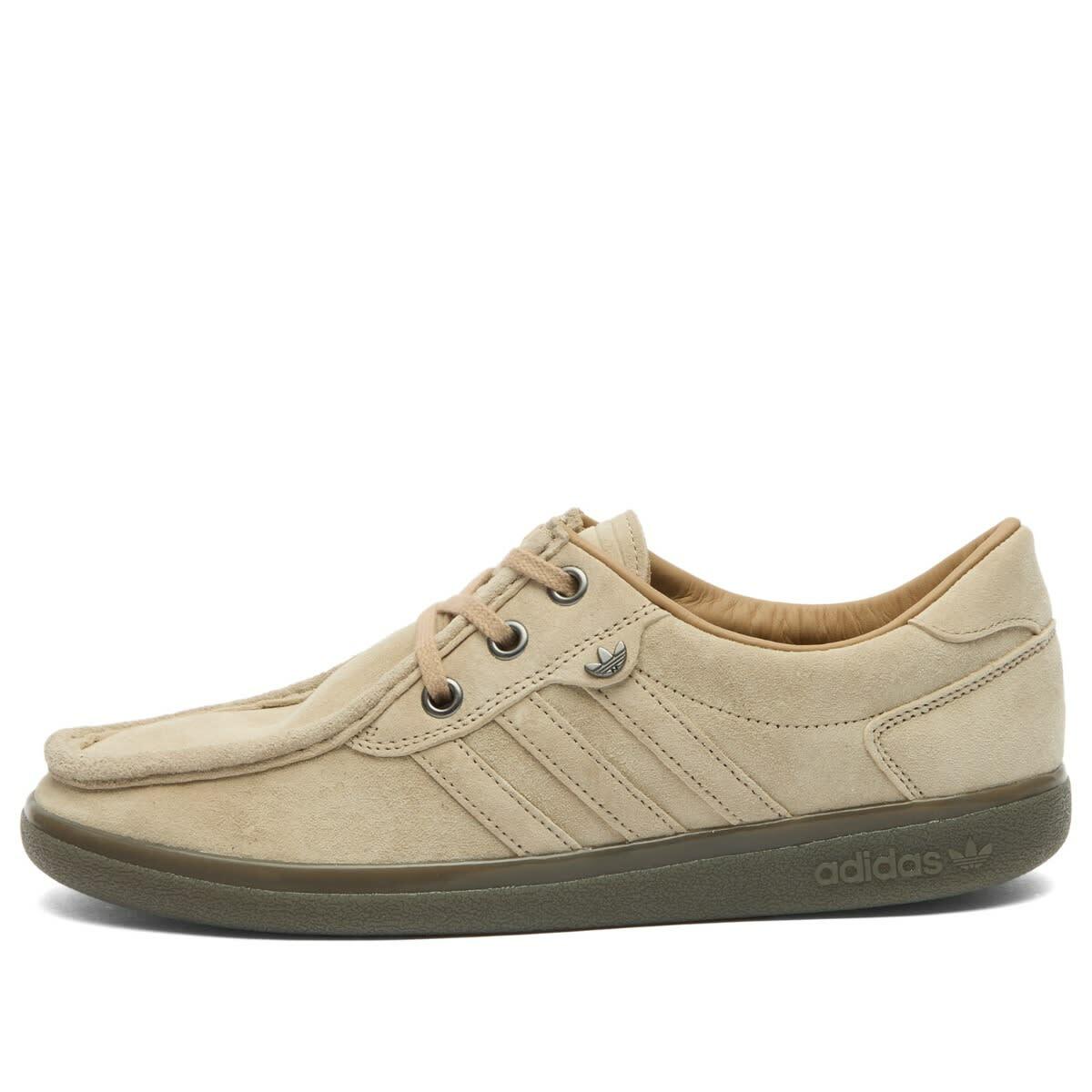 Adidas Men's x SPZL Punstock Sneaker in Blanch Cargo/Cardboard/Blanch Cargo
