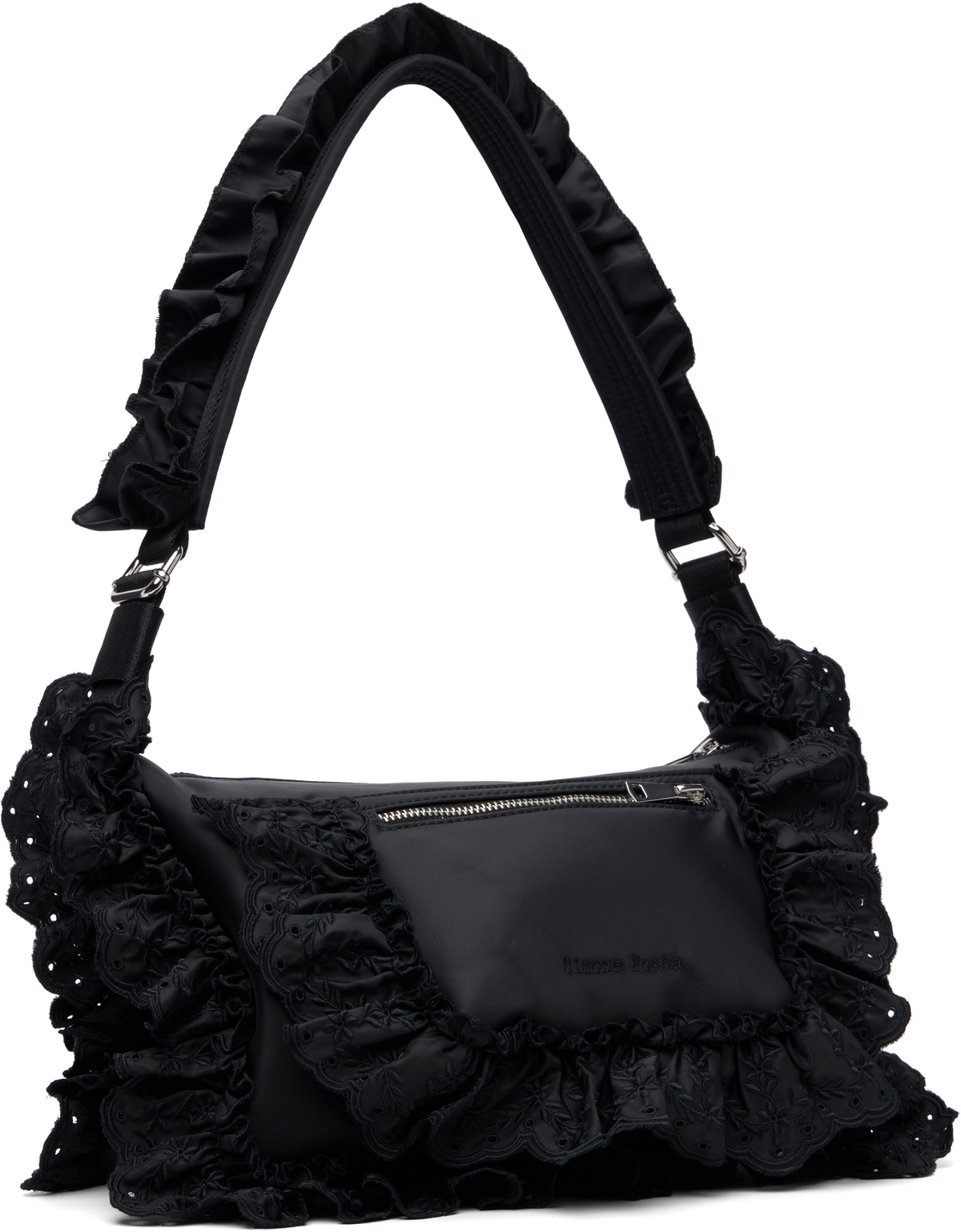 Simone Rocha Black Pillowase Shoulder Bag