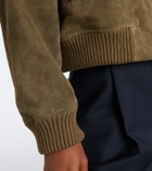 Arma Elysia suede bomber jacket