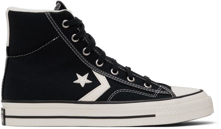 Photo: Converse Black Star Player 76 High Top Sneakers
