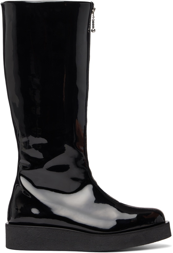 Photo: Ernest W. Baker Black High Zip Boots