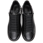 Alexander McQueen Black and Silver Oversized Sneakers