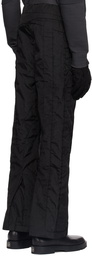 HOKITA Black Paneled Trousers