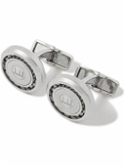 Dunhill - Logo-Engraved Silver-Tone Cufflinks
