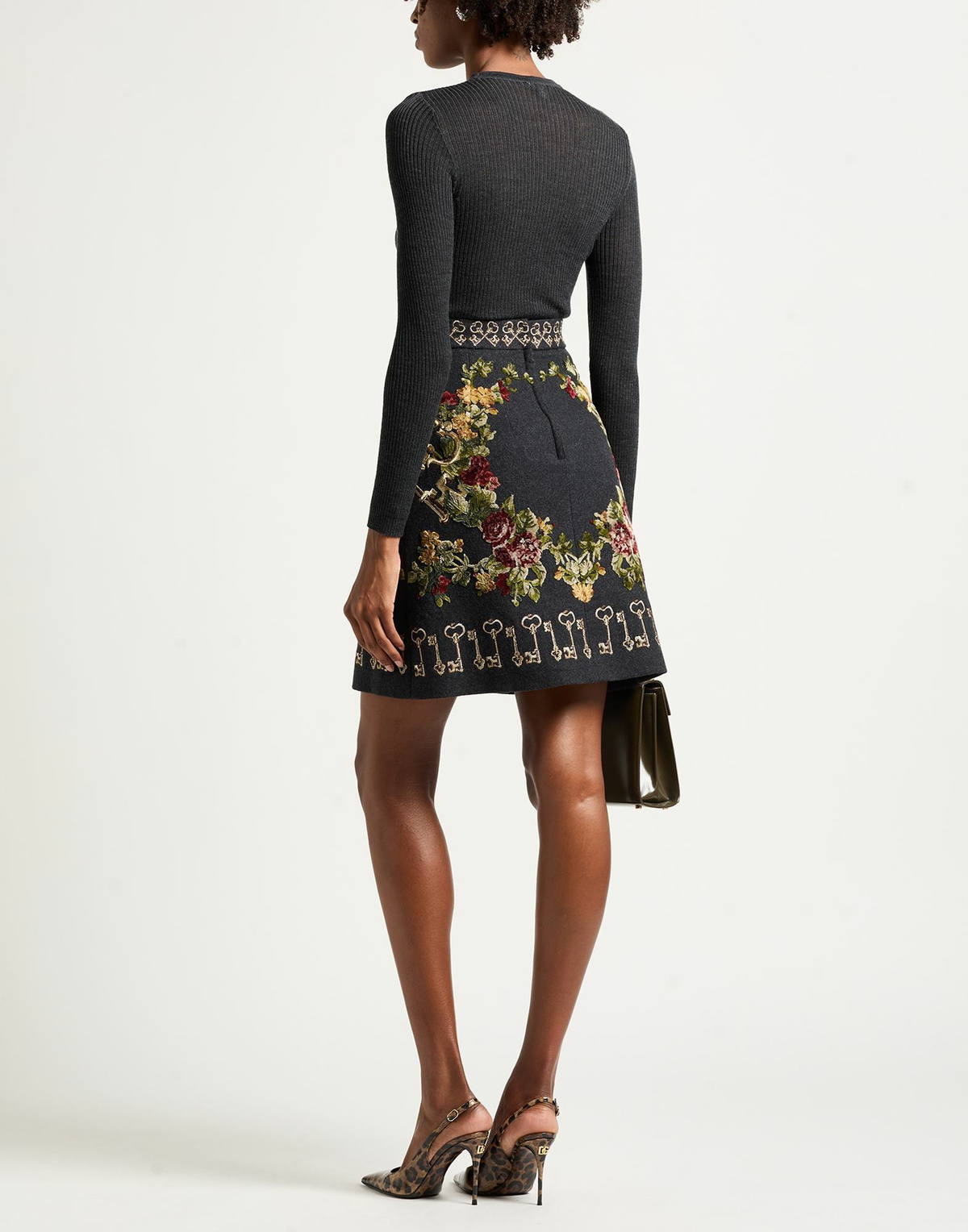 Crossley Womens Sweater Charcoal