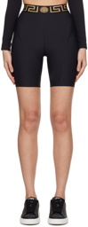Versace Underwear Black Greca Border Sport Shorts